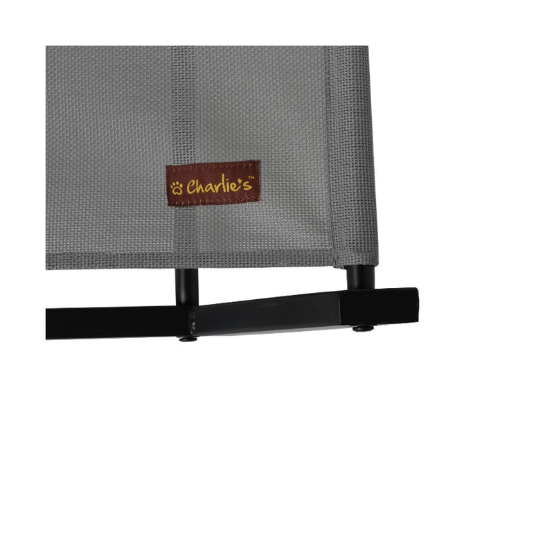 Charlies Elevated Trampoline Pet Bed With Gel Cooling Mat