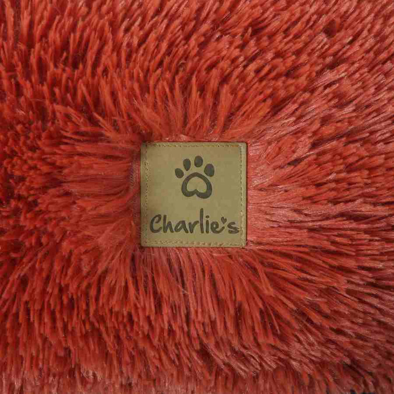 Charlies Pet Faux Fur Fuffy Calming Pet Bed Nest