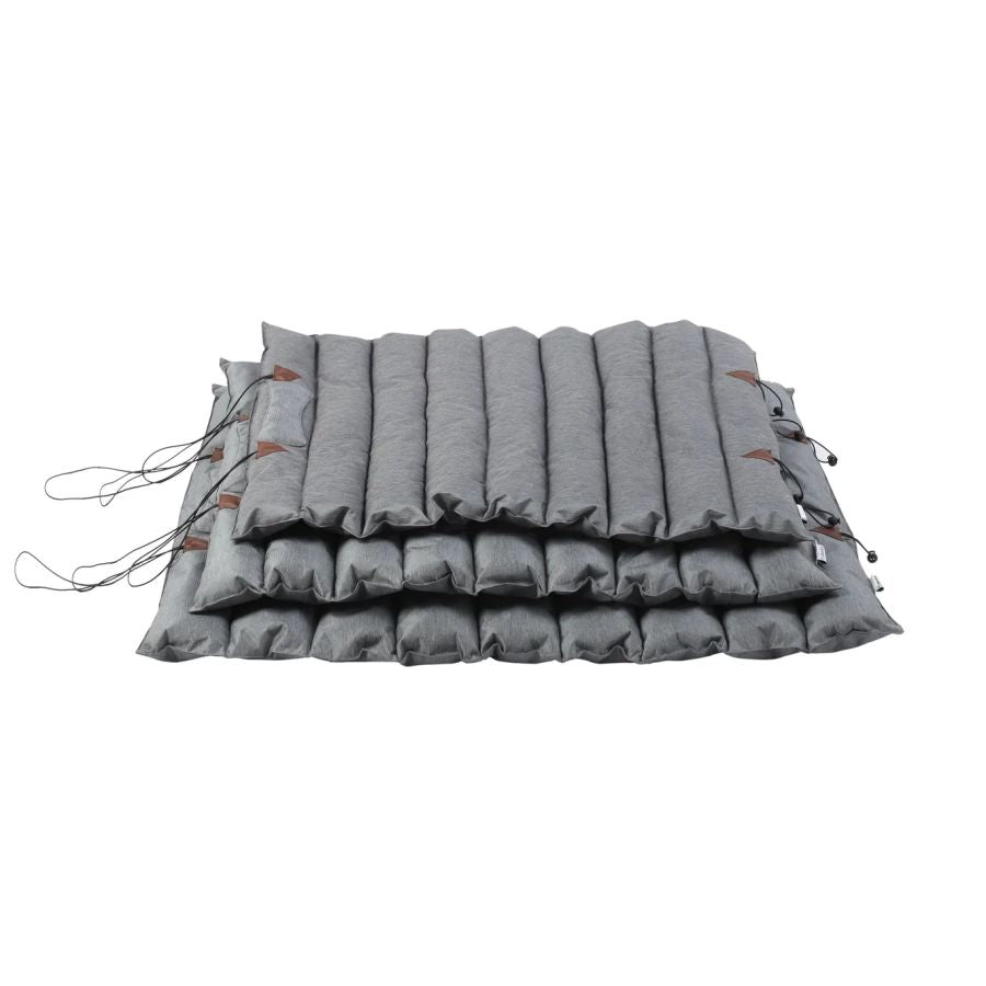 Charlies Pet Outdoor Padded Camping Bed Grey