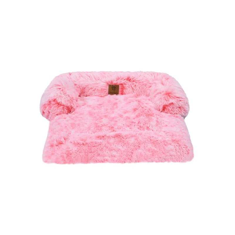 Charlies Shaggy Faux Fur Bolster Sofa Protector Bed