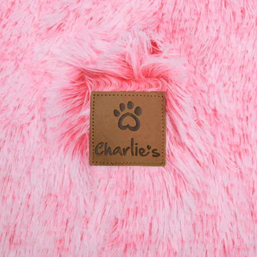 Charlies Shaggy Faux Fur Bolster Sofa Protector Bed