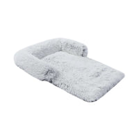 Charlies Shaggy Faux Fur Bolster Sofa Protector Bed