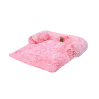 Charlies Shaggy Faux Fur Bolster Sofa Protector Bed