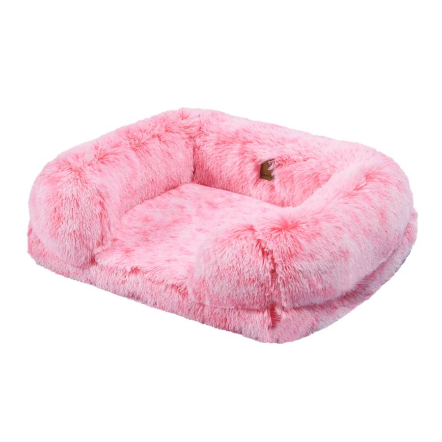 Charlies Shaggy Faux Fur Memory Foam Sofa Bed