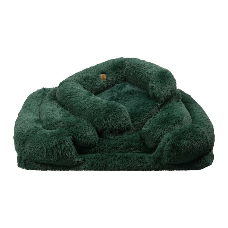 Charlies Shaggy Faux Fur Memory Foam Sofa Bed