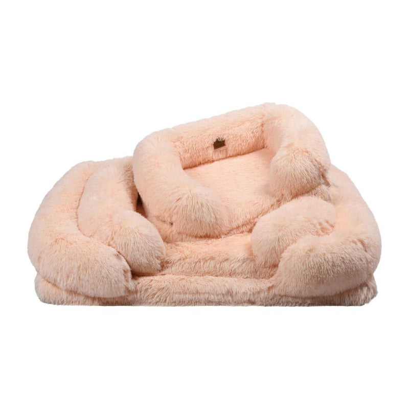 Charlies Shaggy Faux Fur Memory Foam Sofa Bed