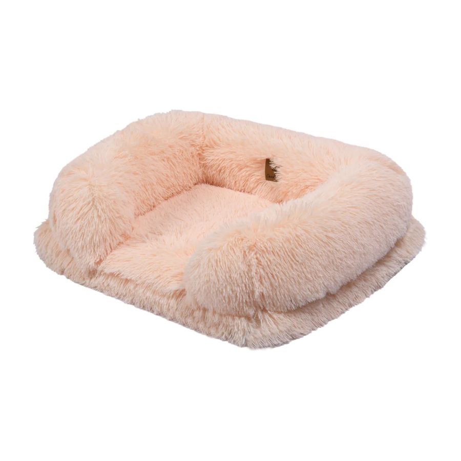 Charlies Shaggy Faux Fur Memory Foam Sofa Bed