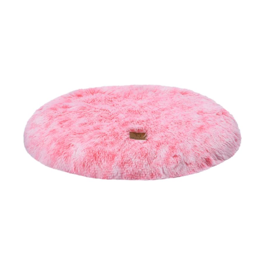 Charlies Shaggy Faux Fur Round Padded Lounge Mat