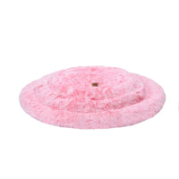 Charlies Shaggy Faux Fur Round Padded Lounge Mat