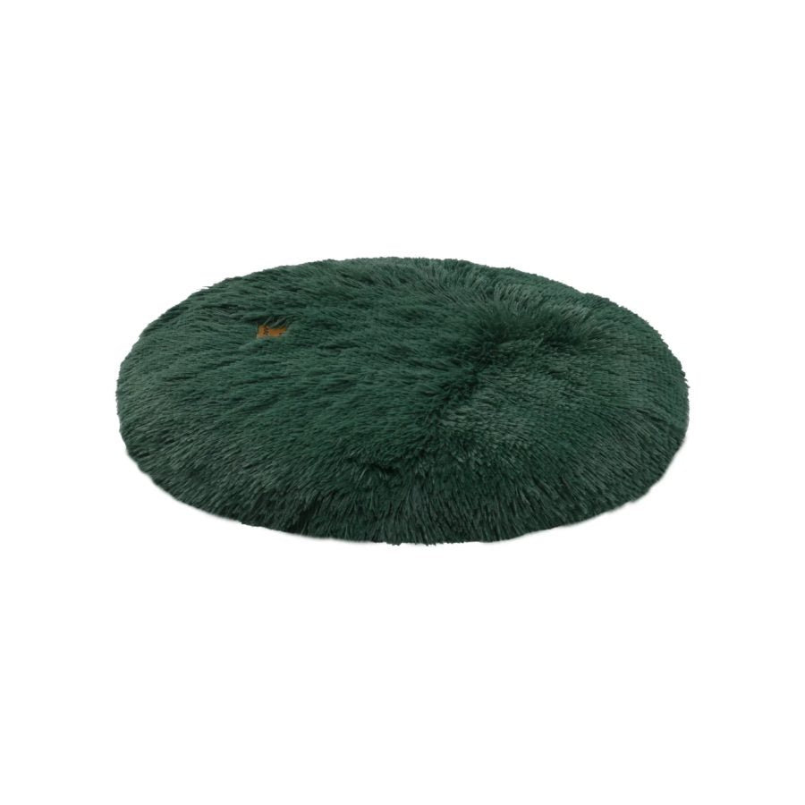 Charlies Shaggy Faux Fur Round Padded Lounge Mat