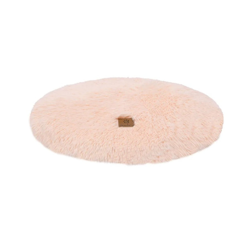 Charlies Shaggy Faux Fur Round Padded Lounge Mat