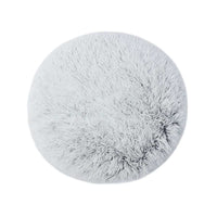 Charlies Shaggy Faux Fur Round Padded Lounge Mat