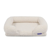 Charlies Teddy Fleece Memory Foam Sofa Bed