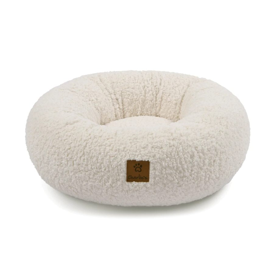 Charlies Teddy Round Donut Bed