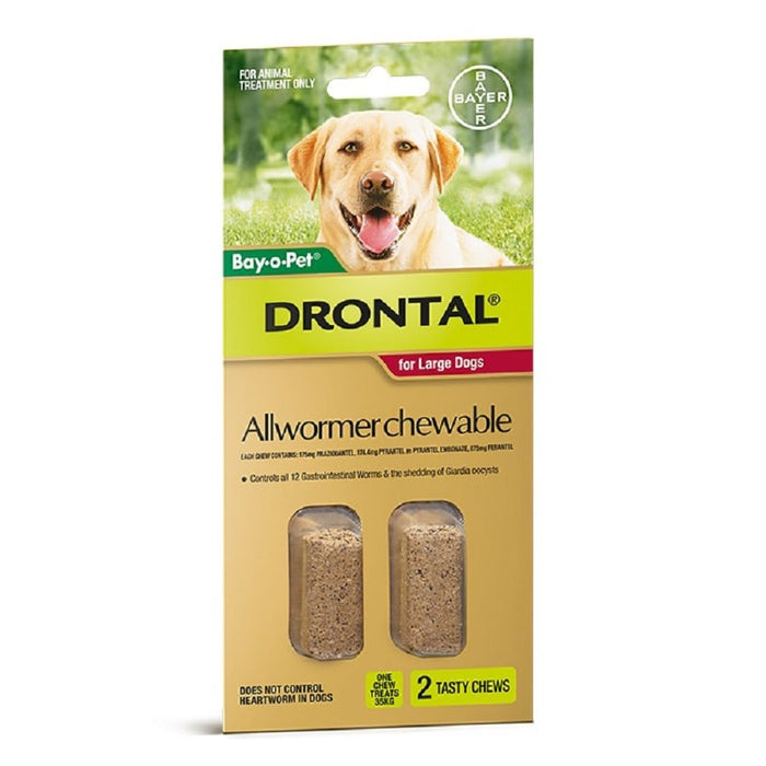 Drontal Allwormer Chews for Large Dogs