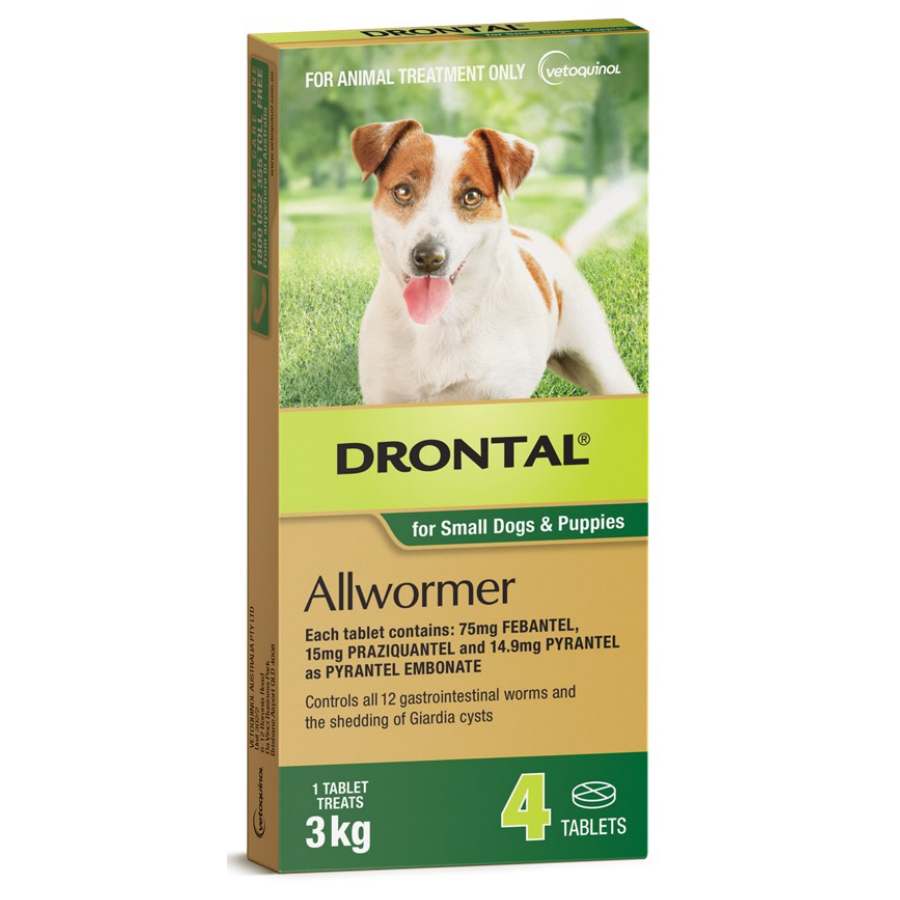 Drontal Allwormer Tablets for Small Dogs