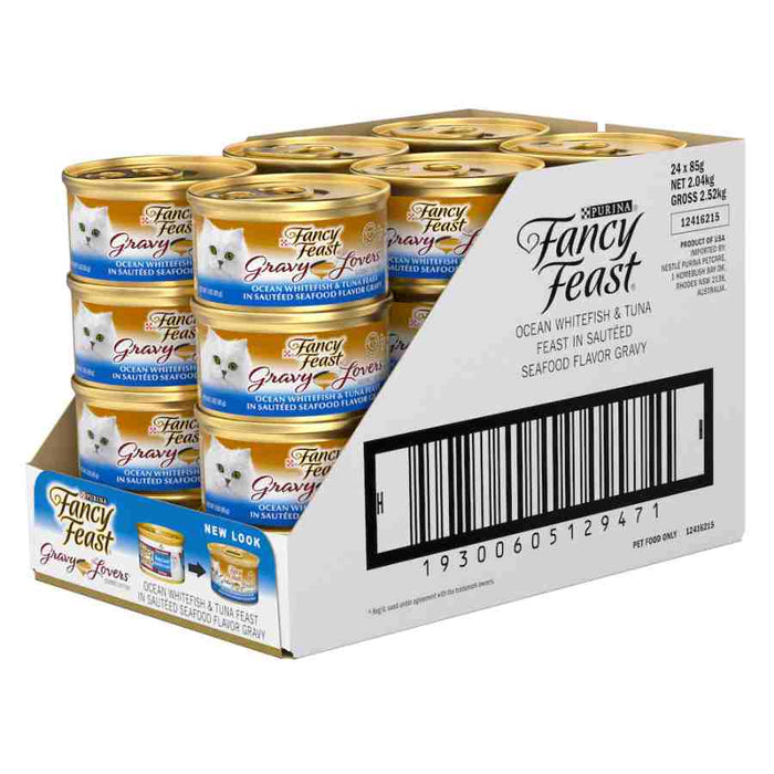 Fancy Feast Gravy Lovers Ocean Whitefish and Tuna