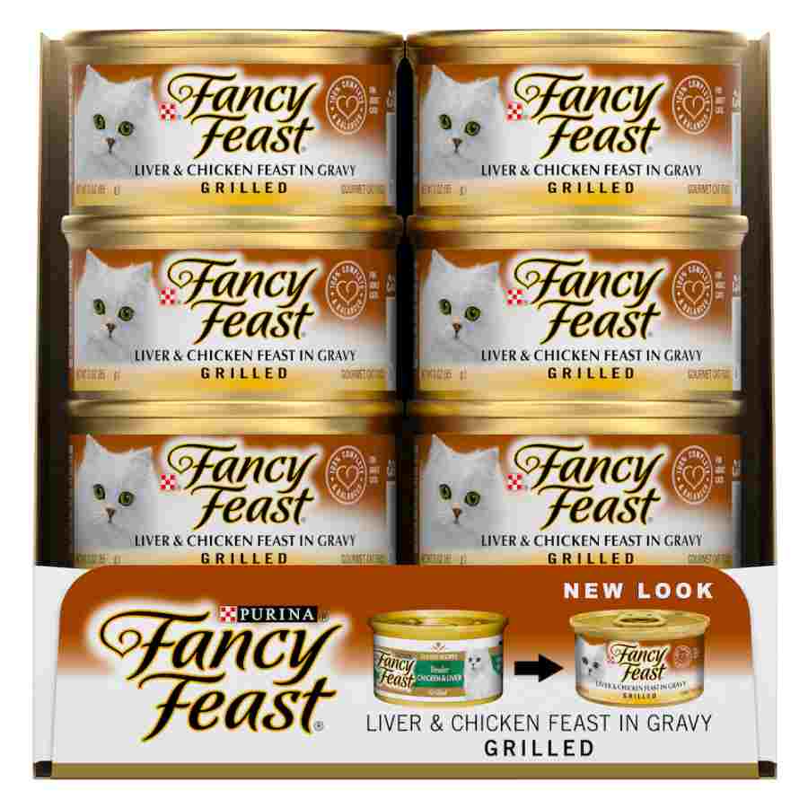 Fancy Feast Grilled Liver And Chicken In Gravy
