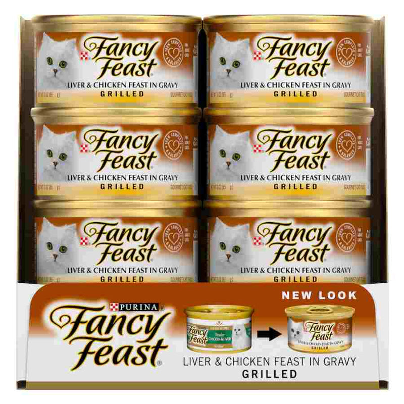 Fancy Feast Grilled Liver And Chicken In Gravy