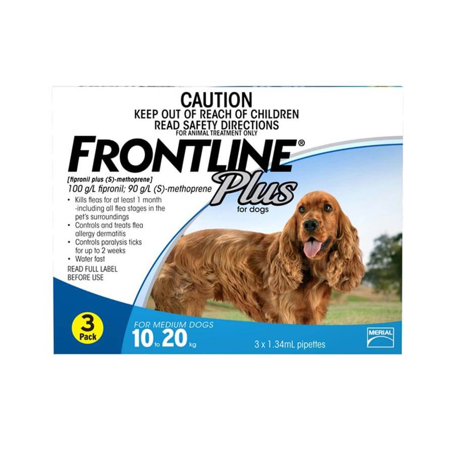 Frontline Plus Dog Medium Blue