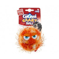 Gigwi Crazy Squeaker Ball Orange Medium