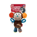 Gigwi Plush Friends Multi Colour Monkey Squeaker