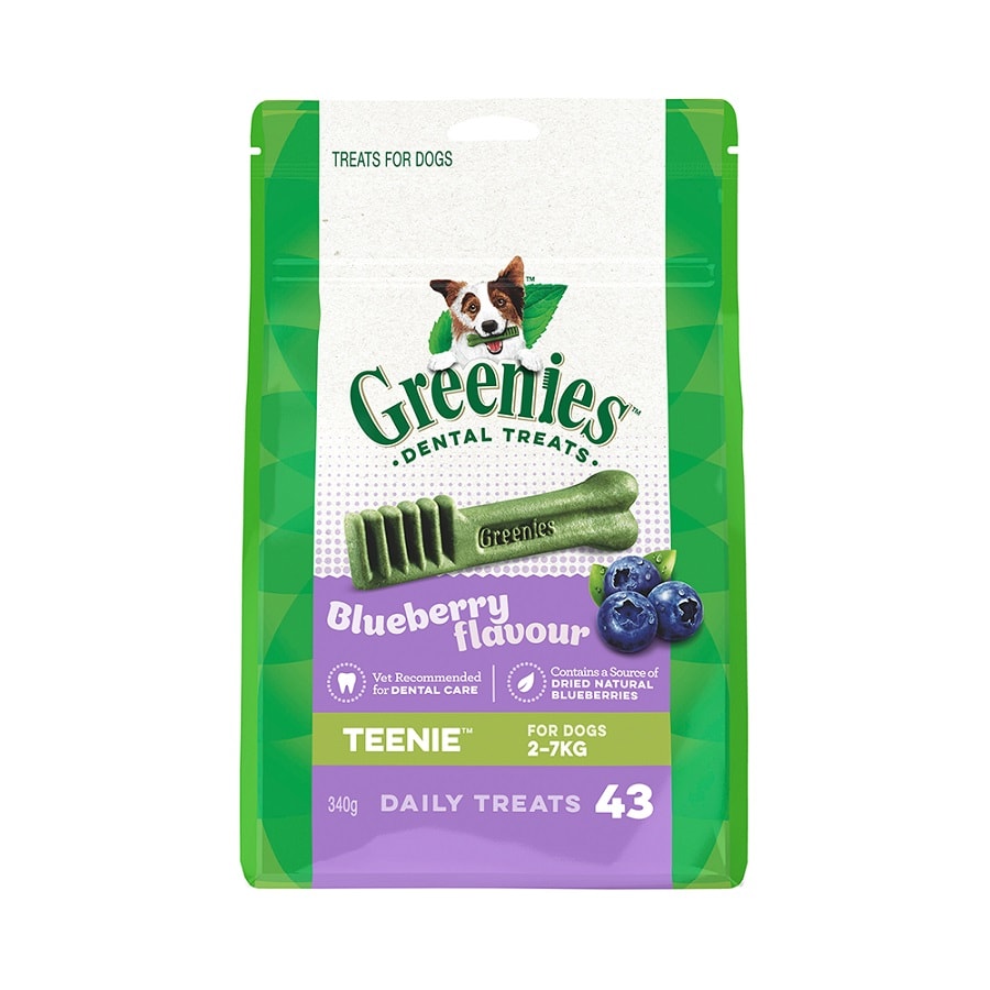 Greenies Blueberry Dental Chews Teenie