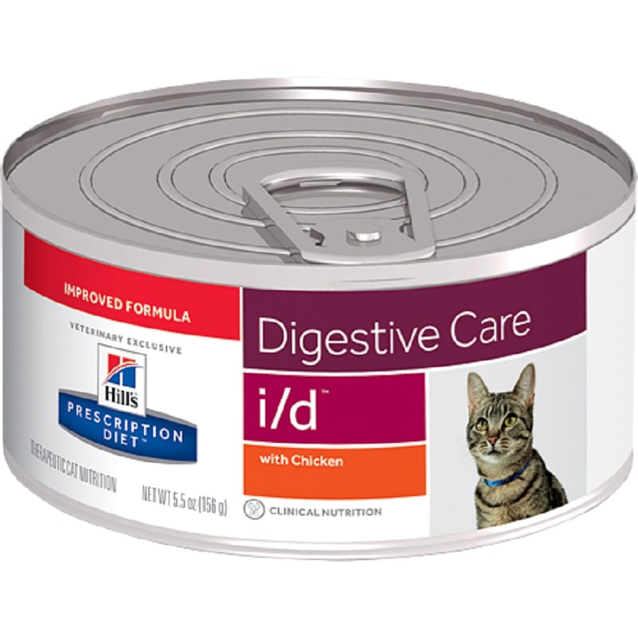 Hills Prescription Diet Feline I/D Digestive Care Chicken Cans 156g