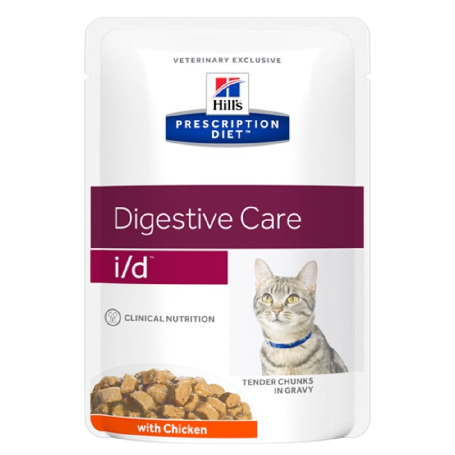 Hills Prescription Diet Feline I/D Digestive Care Chicken Pouches 85g