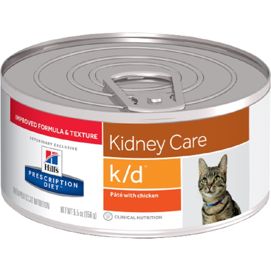 Hills Prescription Diet Feline K/D Kidney Care Chicken Cans 156g