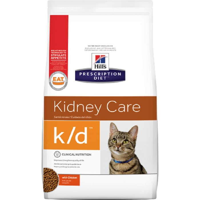 Hills Prescription Diet Feline K/D Kidney Care Chicken Dry