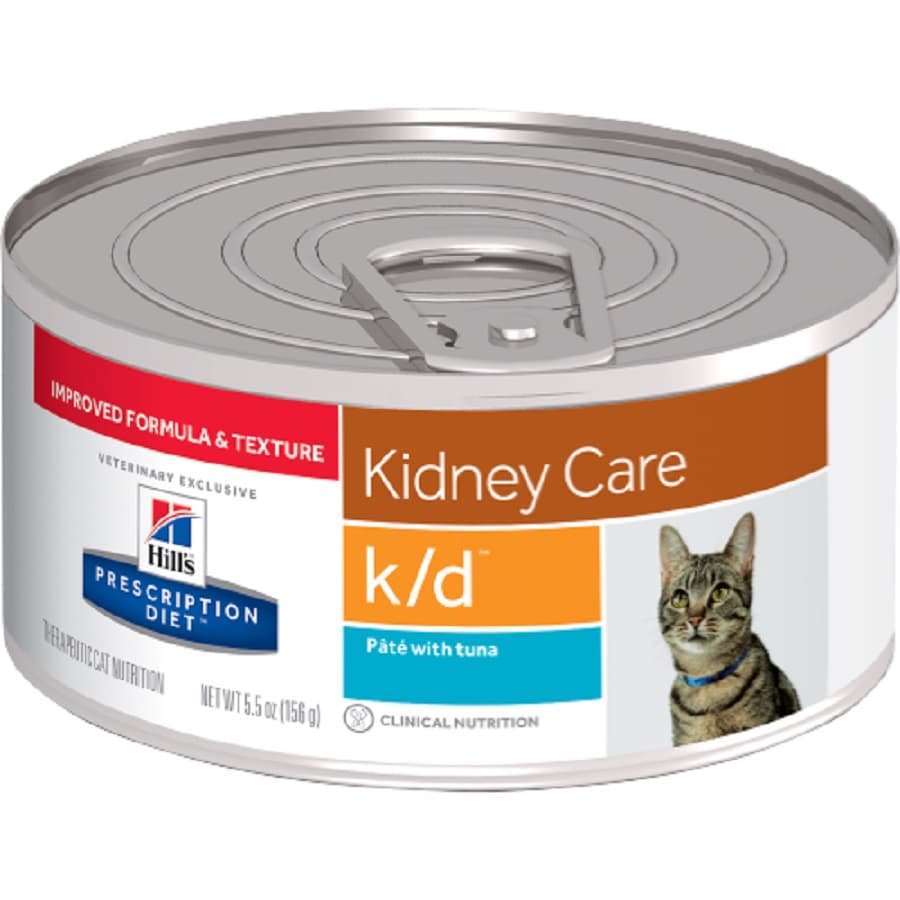 Hills Prescription Diet Feline K/D Kidney Care Tuna Pate Cans 156g