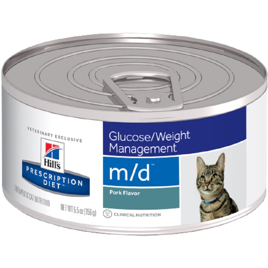 Hills Prescription Diet Feline M/D Glucose Weight Mgmt Cans 156g