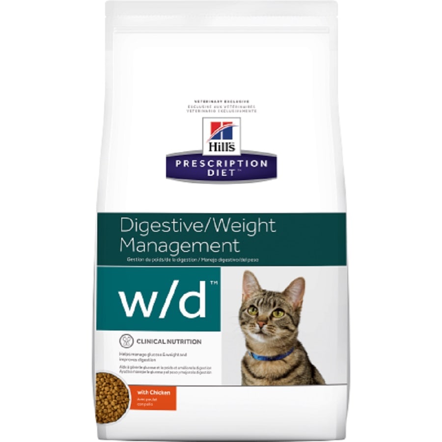 Hills Prescription Diet Feline W/D Digestive Weight Mgmt Dry 1.5kg