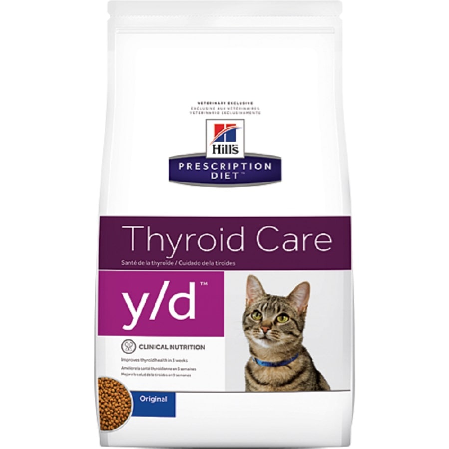 Hills Prescription Diet Feline Y/D Thyroid Care Original Dry 1.8kg