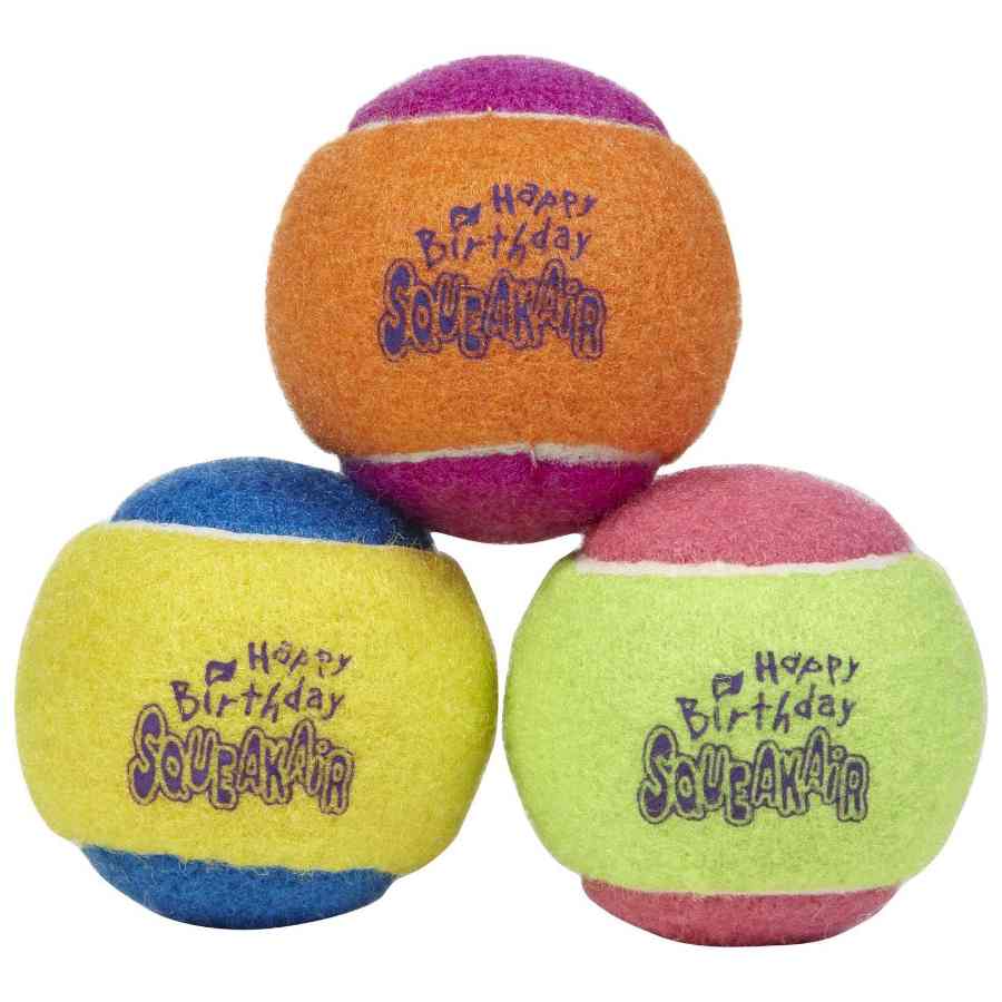 KONG Airdog Squeaker Birthday 3 Pack