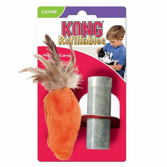 KONG Cat Dr Noys Feather Top Carrot