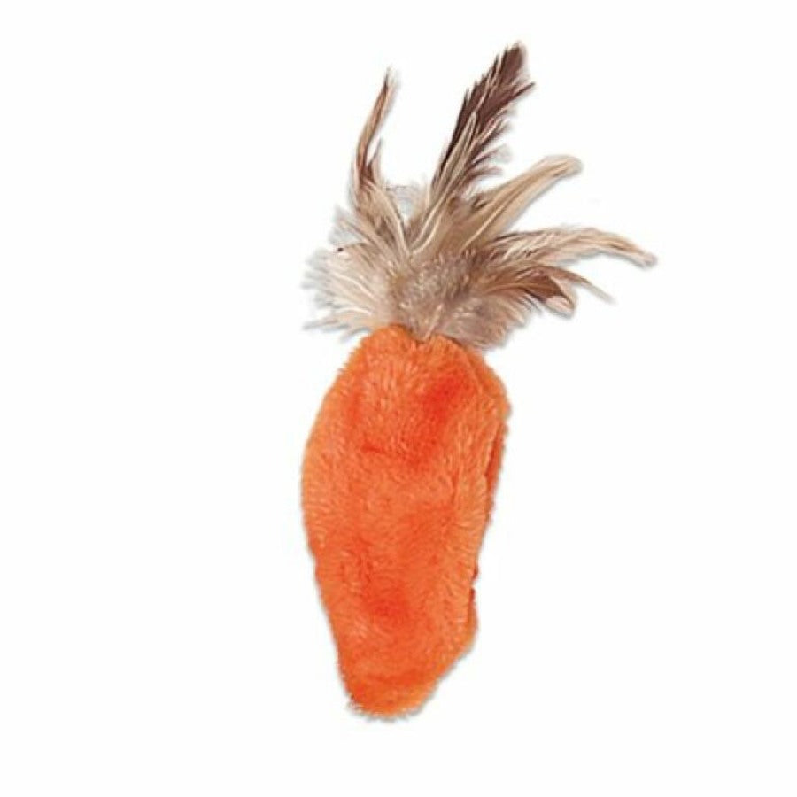 KONG Cat Dr Noys Feather Top Carrot