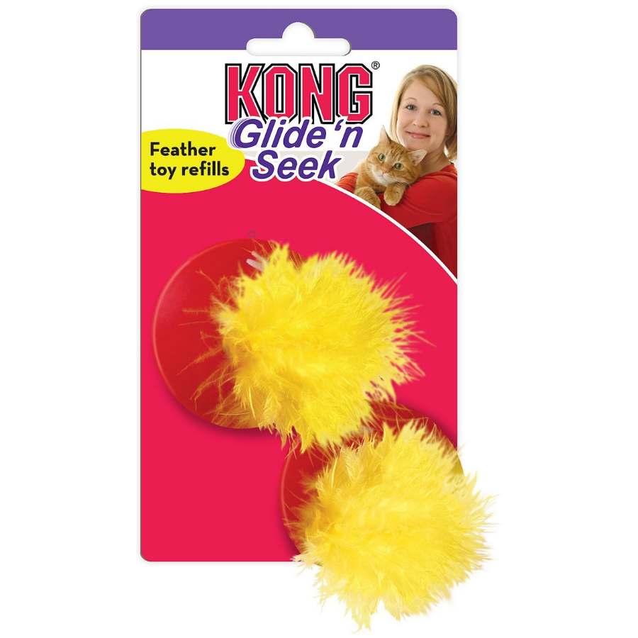 KONG Cat Glide N Seek Feather Toy Replacement