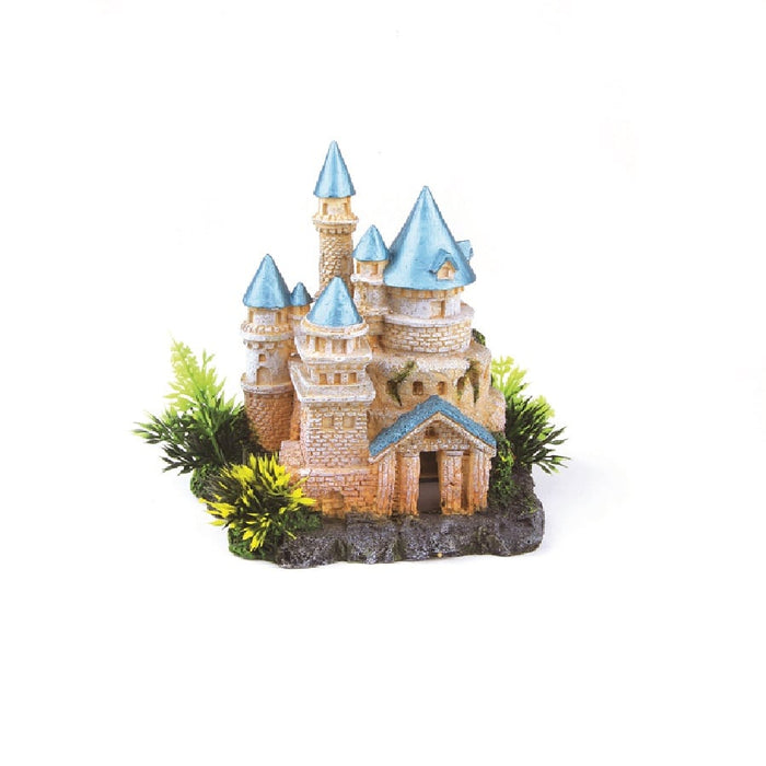 Kazoo Castle With Plants and Blue Roof Set PC1