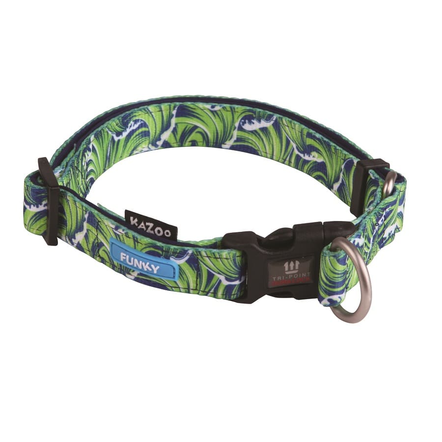 Kazoo Funky DD Adjustable Nylon Collar Waves