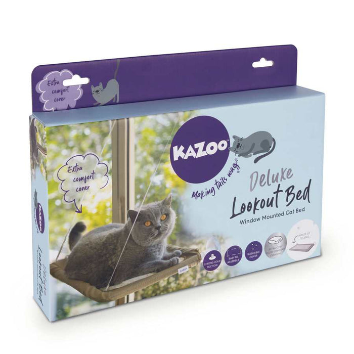 Kazoo The Lookout Deluxe Window Cat Bed
