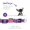 Kazoo Active DD Adjustable Nylon Collar Purple Lime
