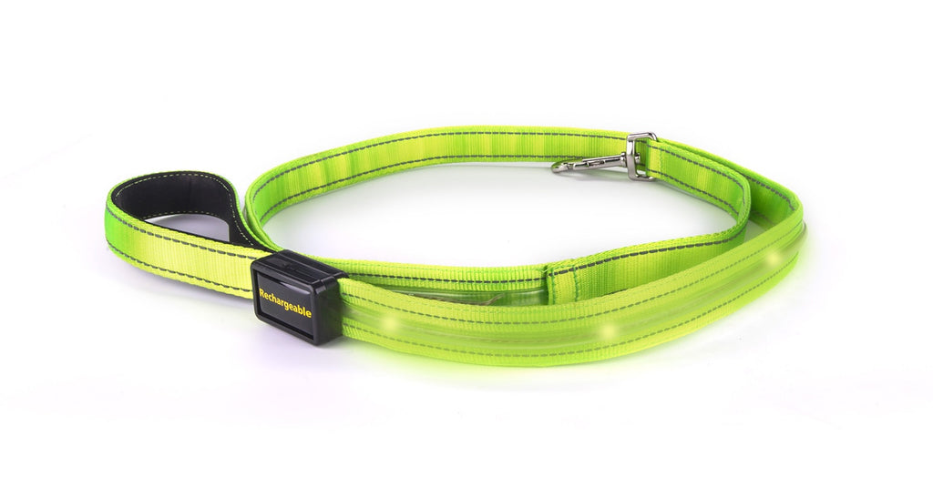 Loomo LED Dog Lead Green