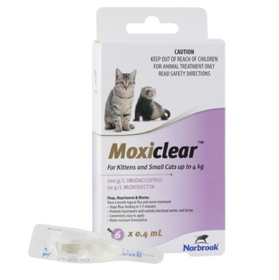Moxiclear Purple for Kittens and Small Cats up to 4kg