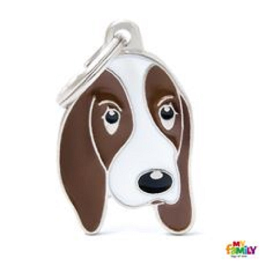My Family ID Tags Friends Basset Hound