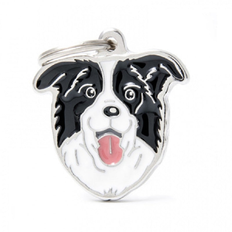 My Family ID Tags Friends Border Collie