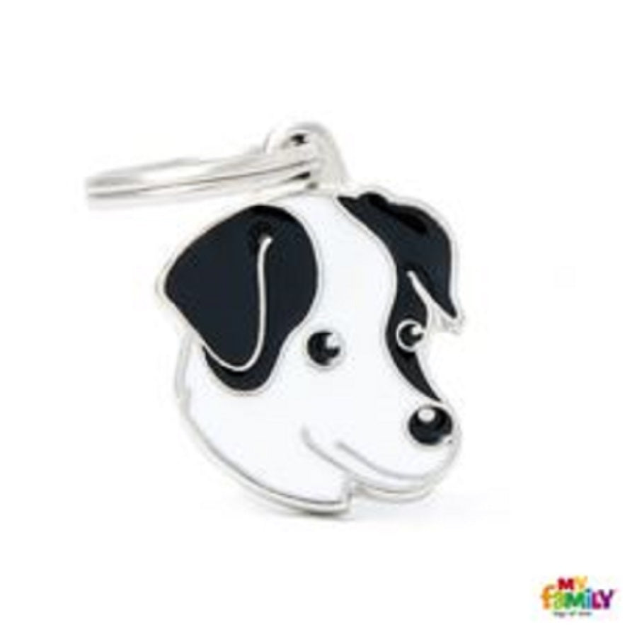 My Family ID Tags Friends Jack Russell Black