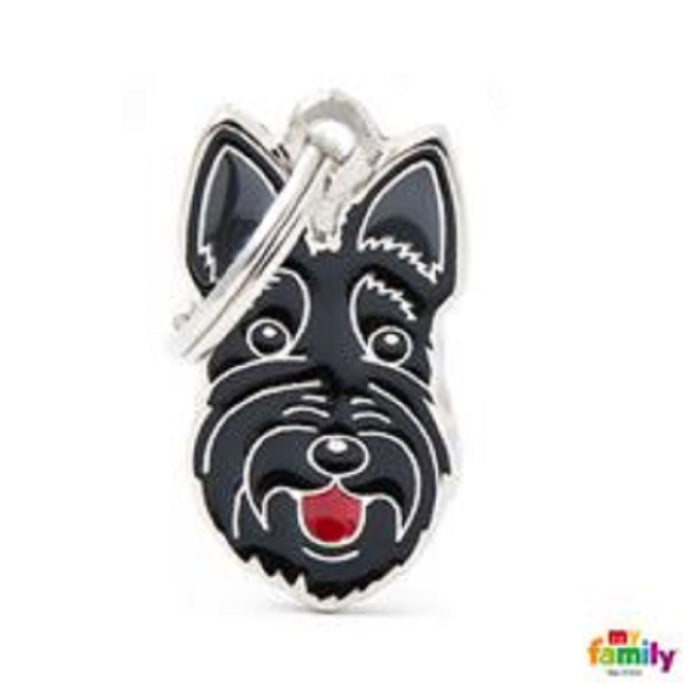 My Family ID Tags Friends Scottish Terrier
