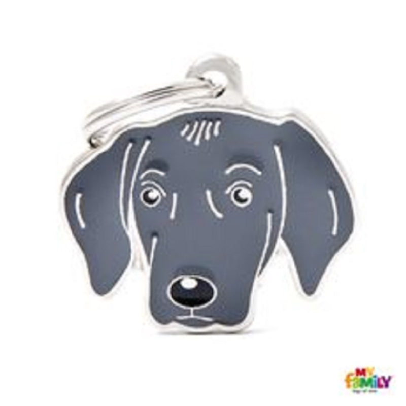 My Family ID Tags Friends Weimaraner